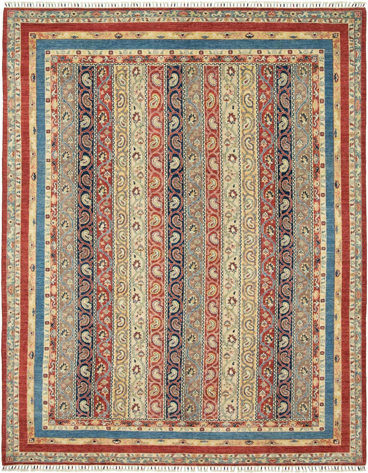 Detail image of 9' x 12' 2 Hand Knotted Ariana Ziegler Rug