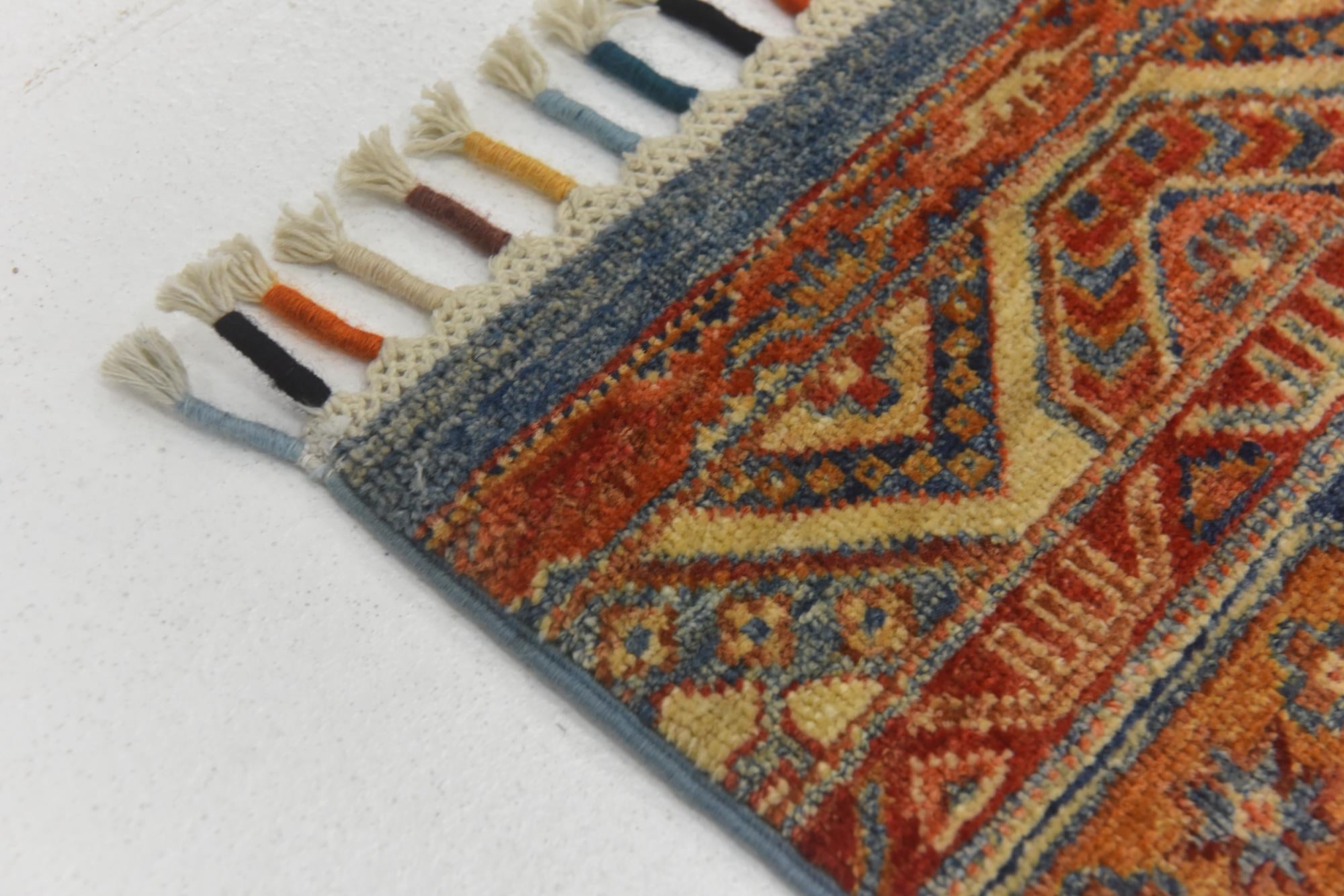 4' x 5' 8 Hand Knotted Ariana Ziegler Rug