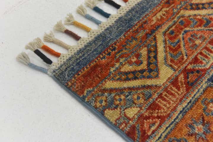 4' x 5' 8 Hand Knotted Ariana Ziegler Rug