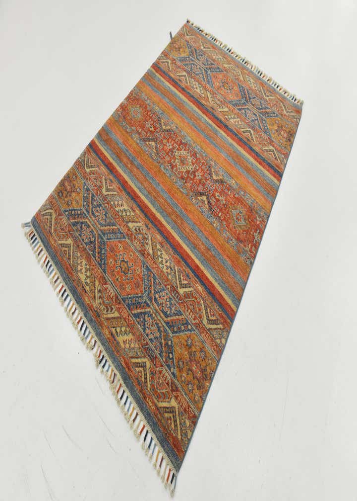 4' x 5' 8 Hand Knotted Ariana Ziegler Rug