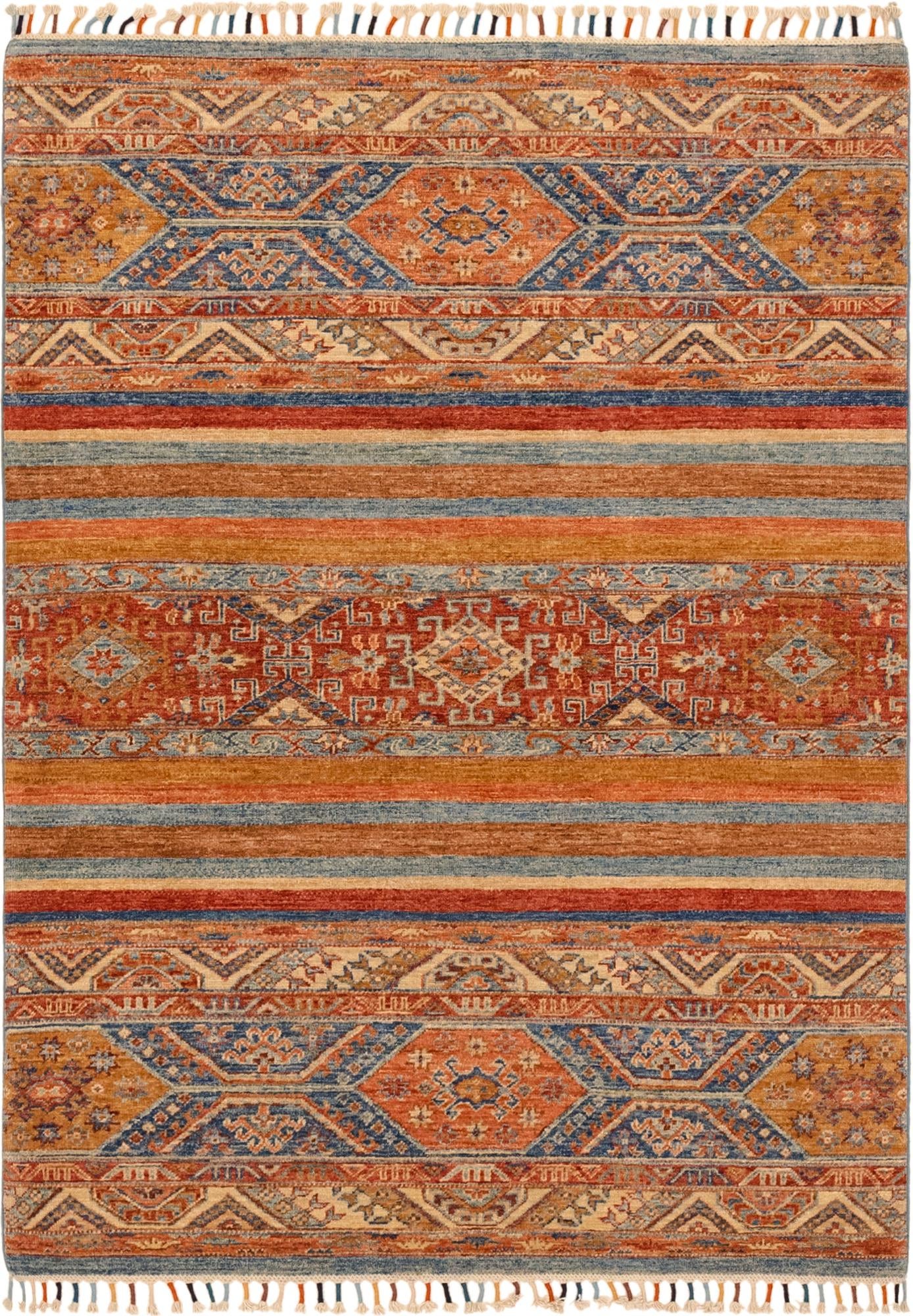4' x 5' 8 Hand Knotted Ariana Ziegler Rug
