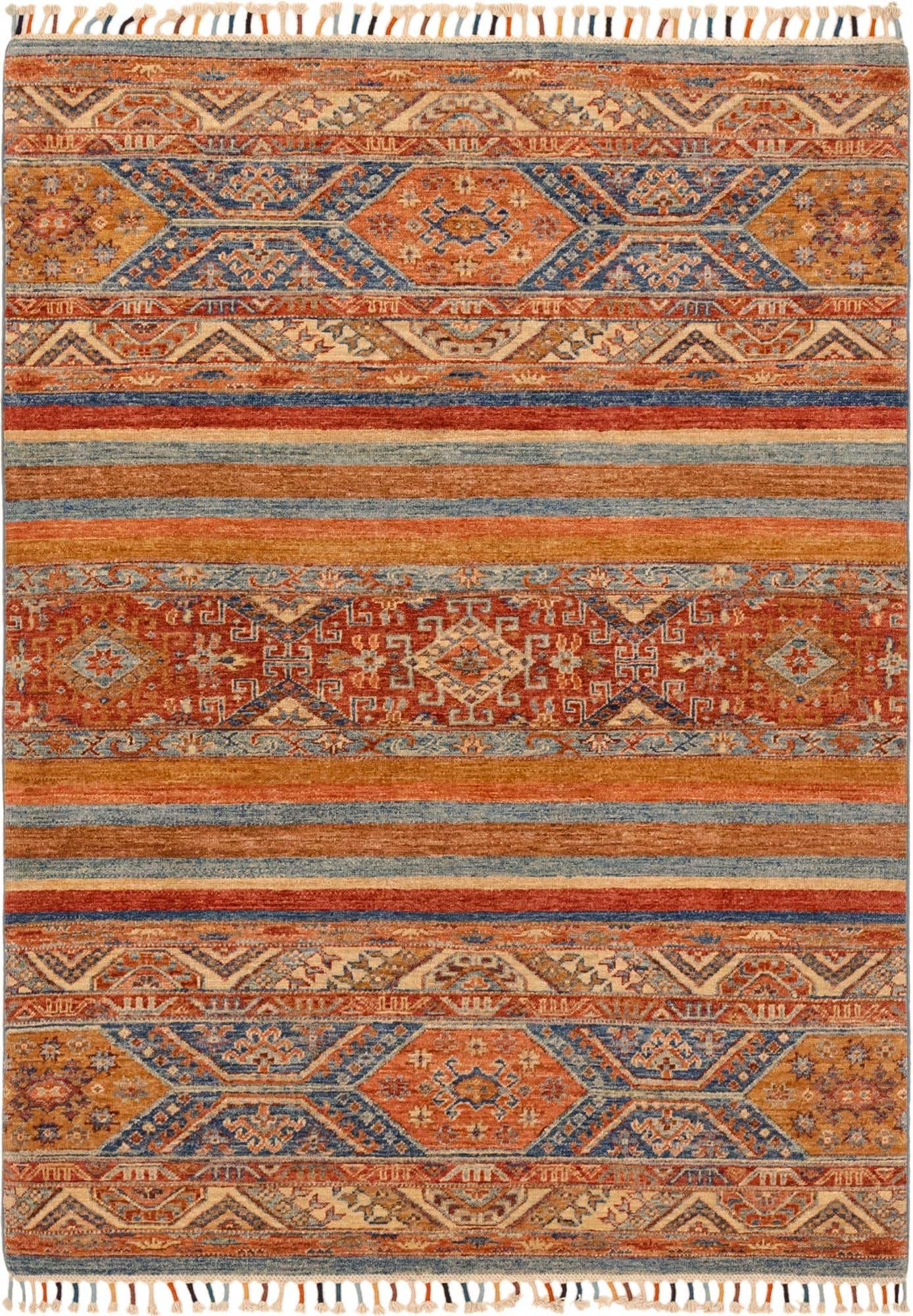 4' x 5' 8 Hand Knotted Ariana Ziegler Rug