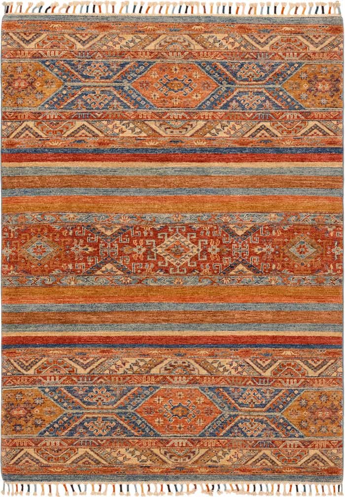 4' x 5' 8 Hand Knotted Ariana Ziegler Rug