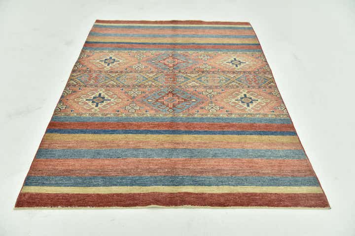 5' 1 x 6' 8 Hand Knotted Ariana Ziegler Rug
