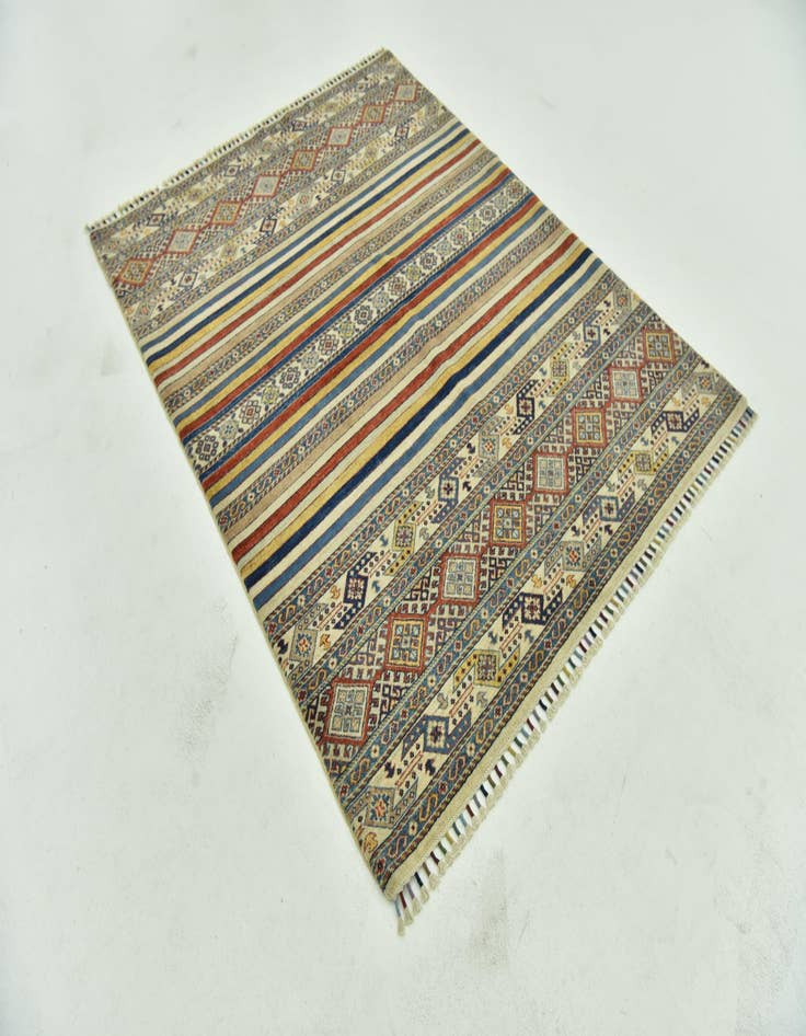 Detail image of 5' x 6' 4  Hand Knotted Ariana Ziegler Rug