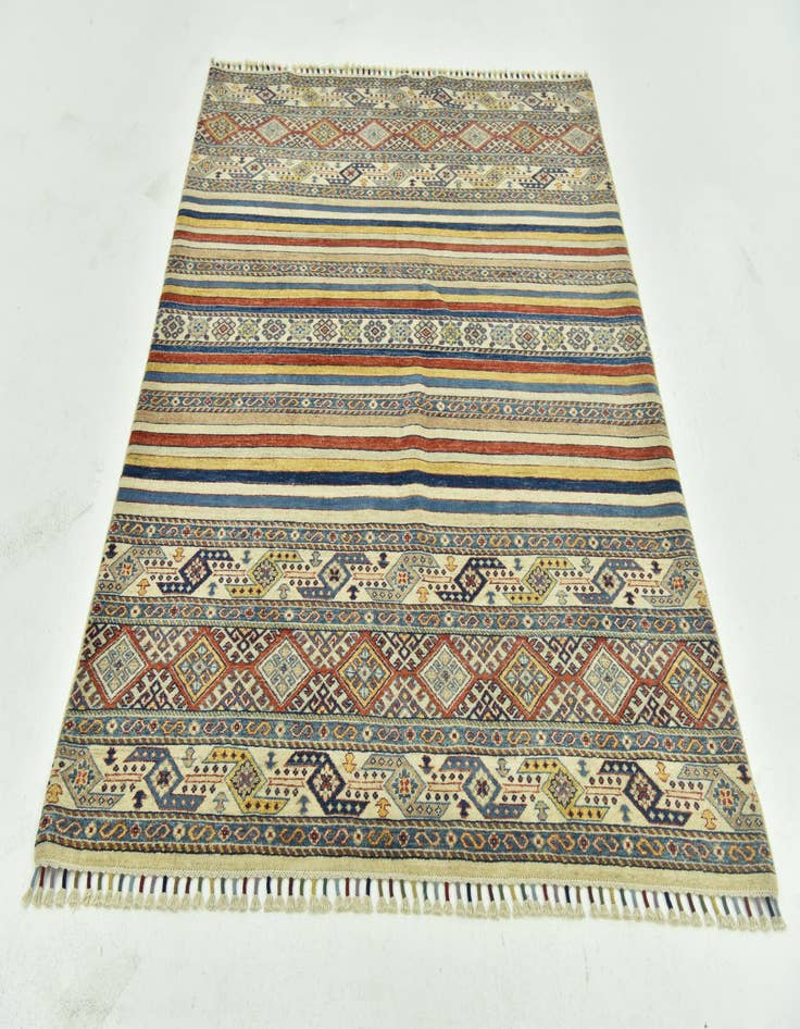 Detail image of 5' x 6' 4  Hand Knotted Ariana Ziegler Rug