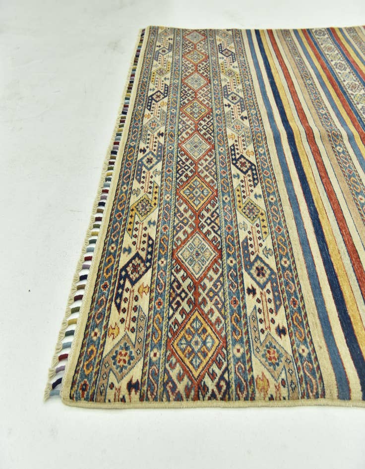 Detail image of 5' x 6' 4  Hand Knotted Ariana Ziegler Rug