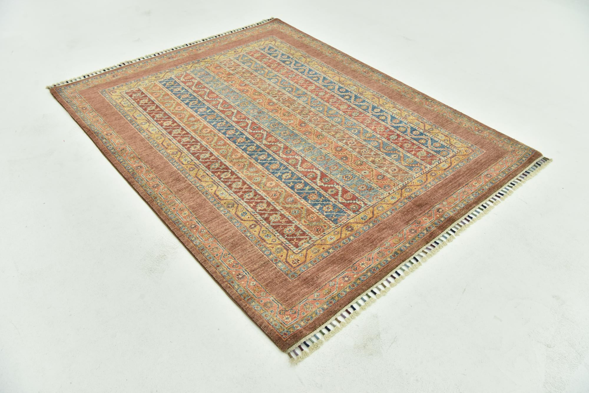 5' x 6' 4 Hand Knotted Ariana Ziegler Rug