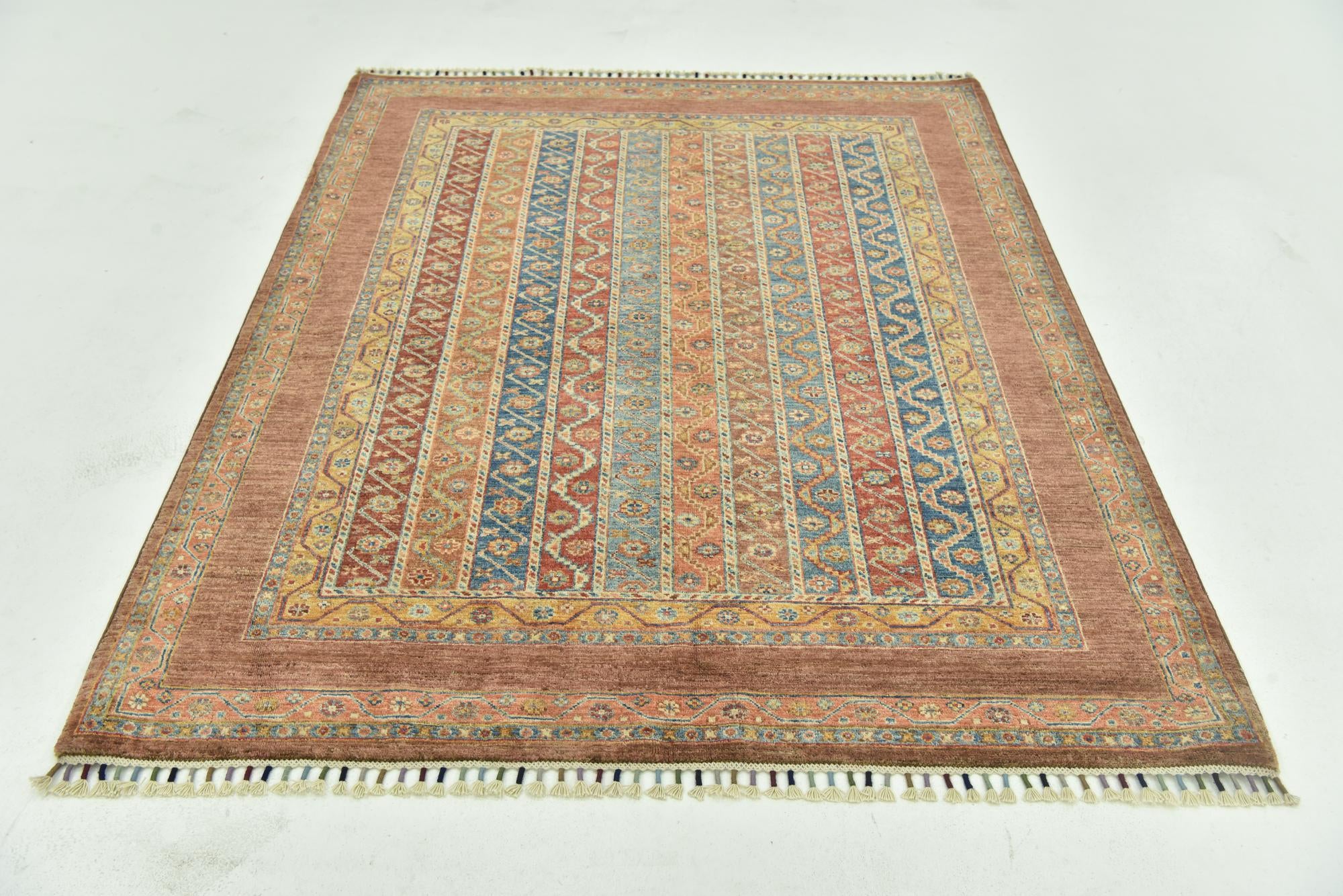 5' x 6' 4 Hand Knotted Ariana Ziegler Rug