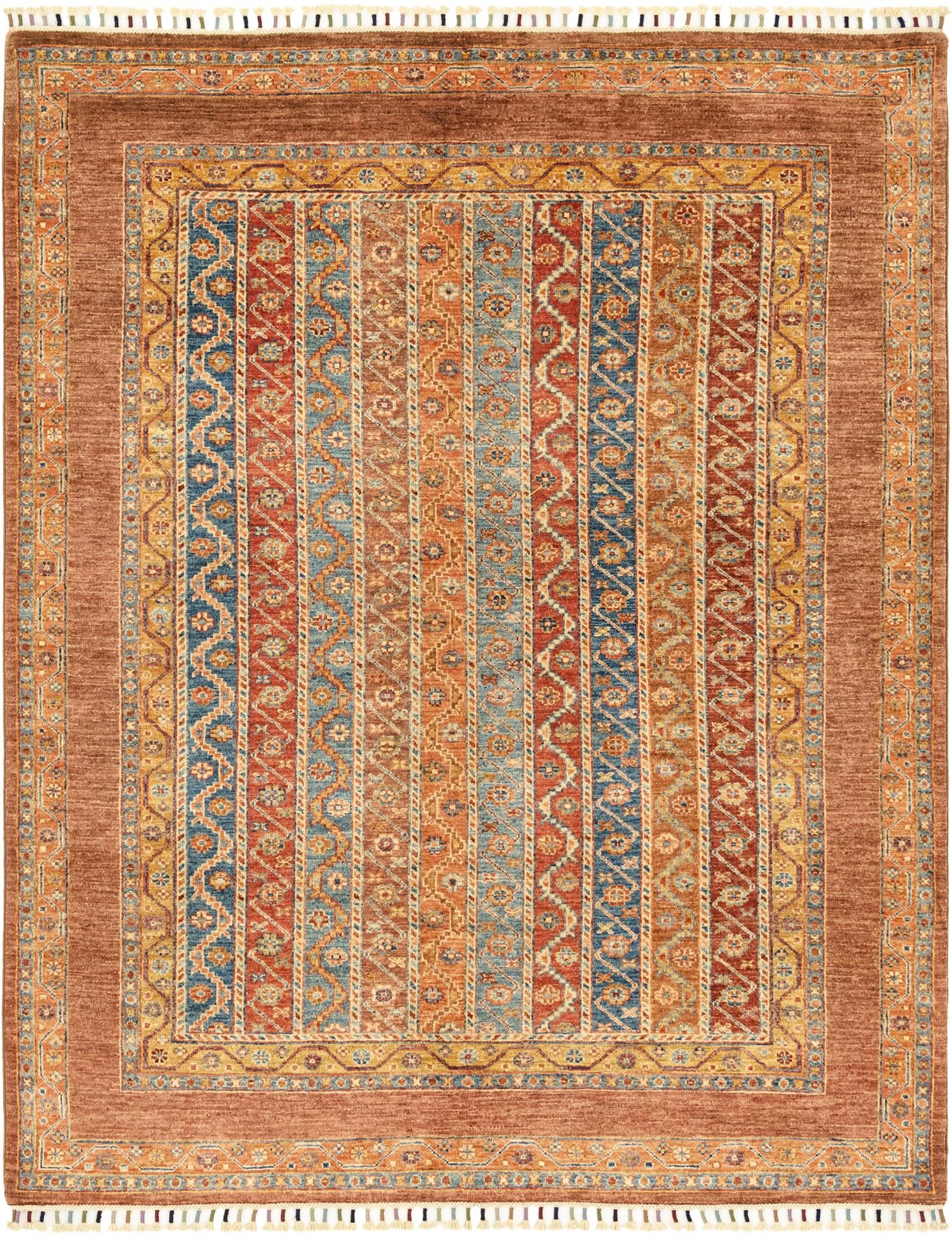 5' x 6' 4 Hand Knotted Ariana Ziegler Rug