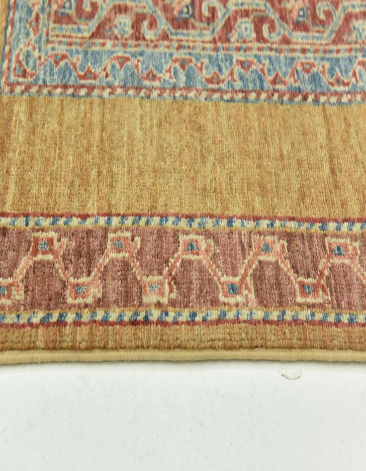 Detail image of 4' 2 x 5' 6  Hand Knotted Ariana Ziegler Rug