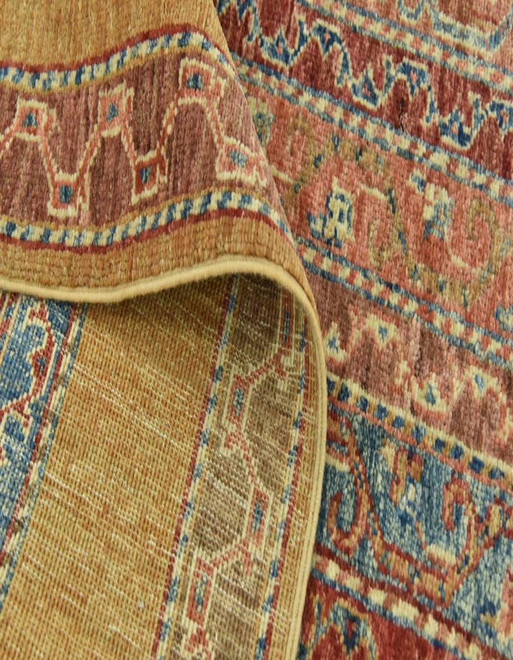 Detail image of 4' 2 x 5' 6  Hand Knotted Ariana Ziegler Rug