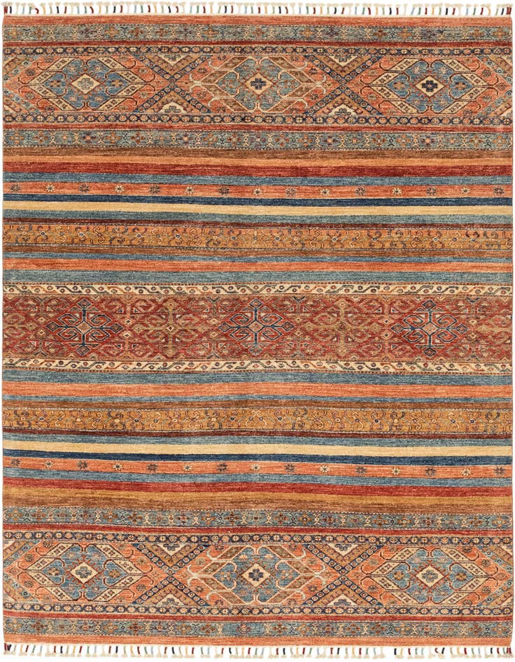 Detail image of 5' 8 x 7' 7 Hand Knotted Ariana Ziegler Rug