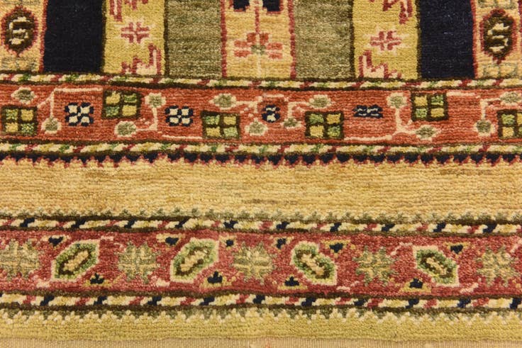 Detail image of 4' 1 x 6' 2 Hand Knotted Ariana Ziegler Rug