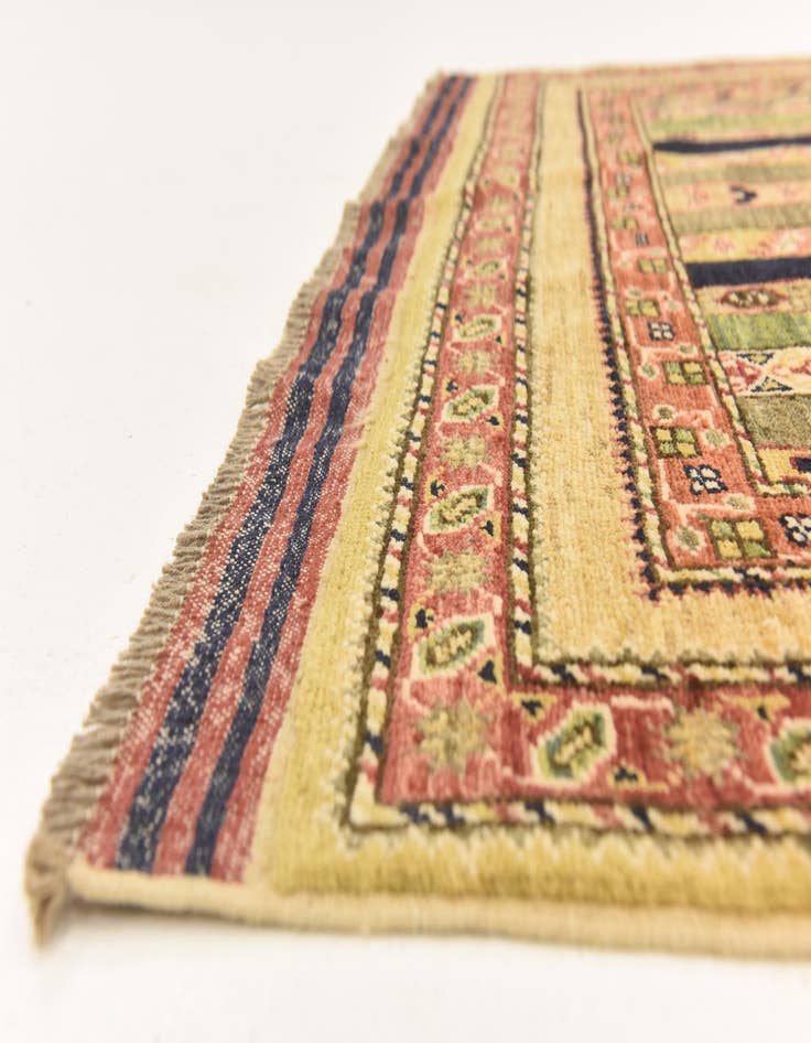 Detail image of 4' 1 x 6' 2  Hand Knotted Ariana Ziegler Rug