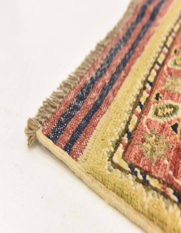 Detail image of 4' 1 x 6' 2  Hand Knotted Ariana Ziegler Rug