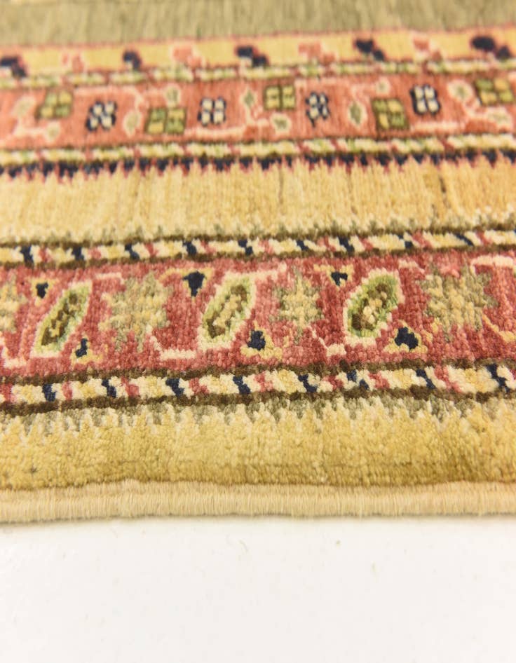 Detail image of 4' 1 x 6' 2  Hand Knotted Ariana Ziegler Rug