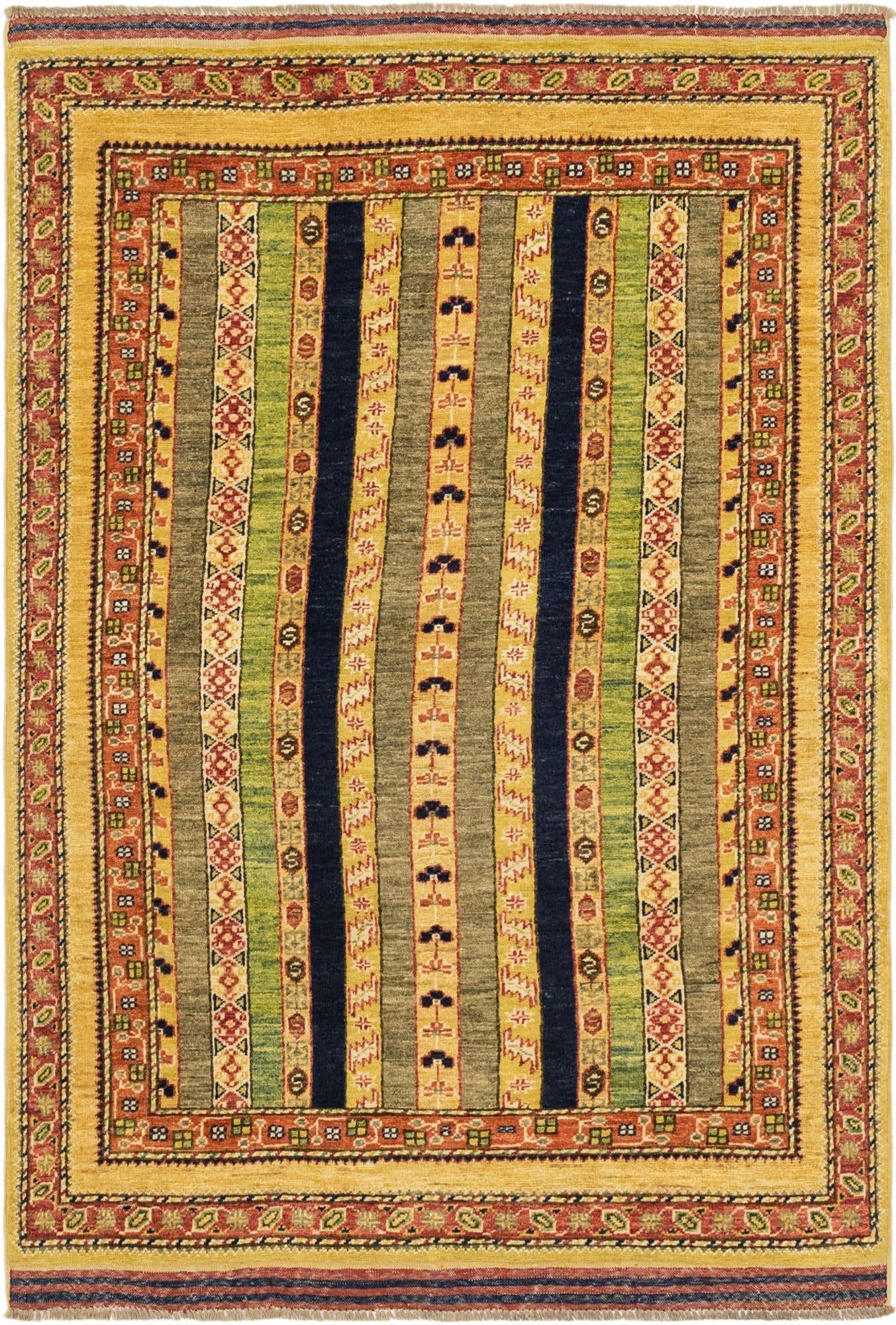 4' 1 x 6' 2 Hand Knotted Ariana Ziegler Rug