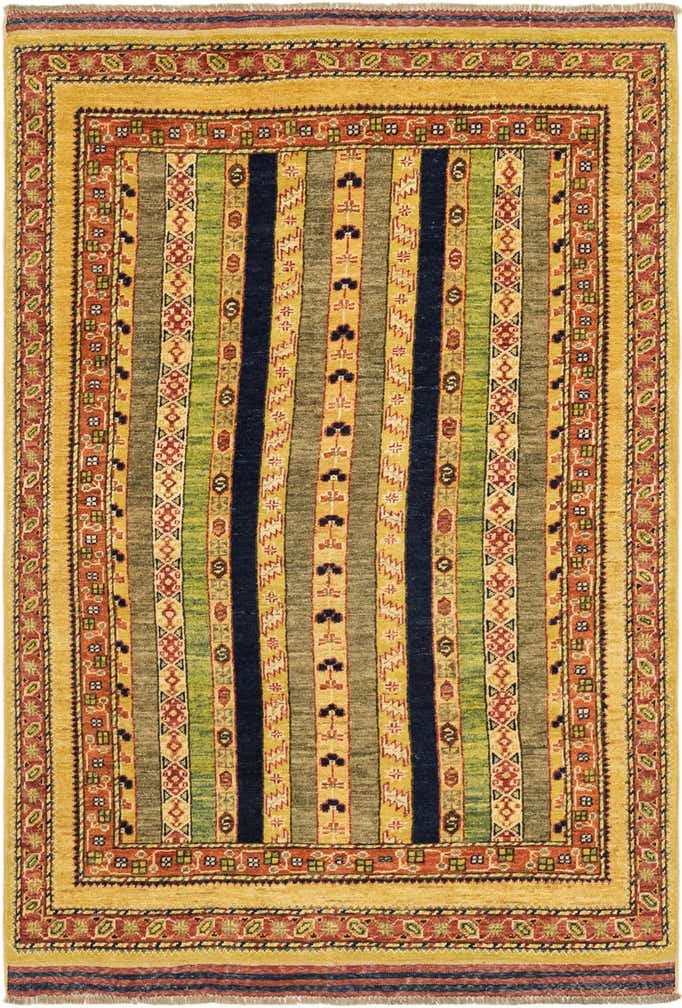 4' 1 x 6' 2 Hand Knotted Ariana Ziegler Rug