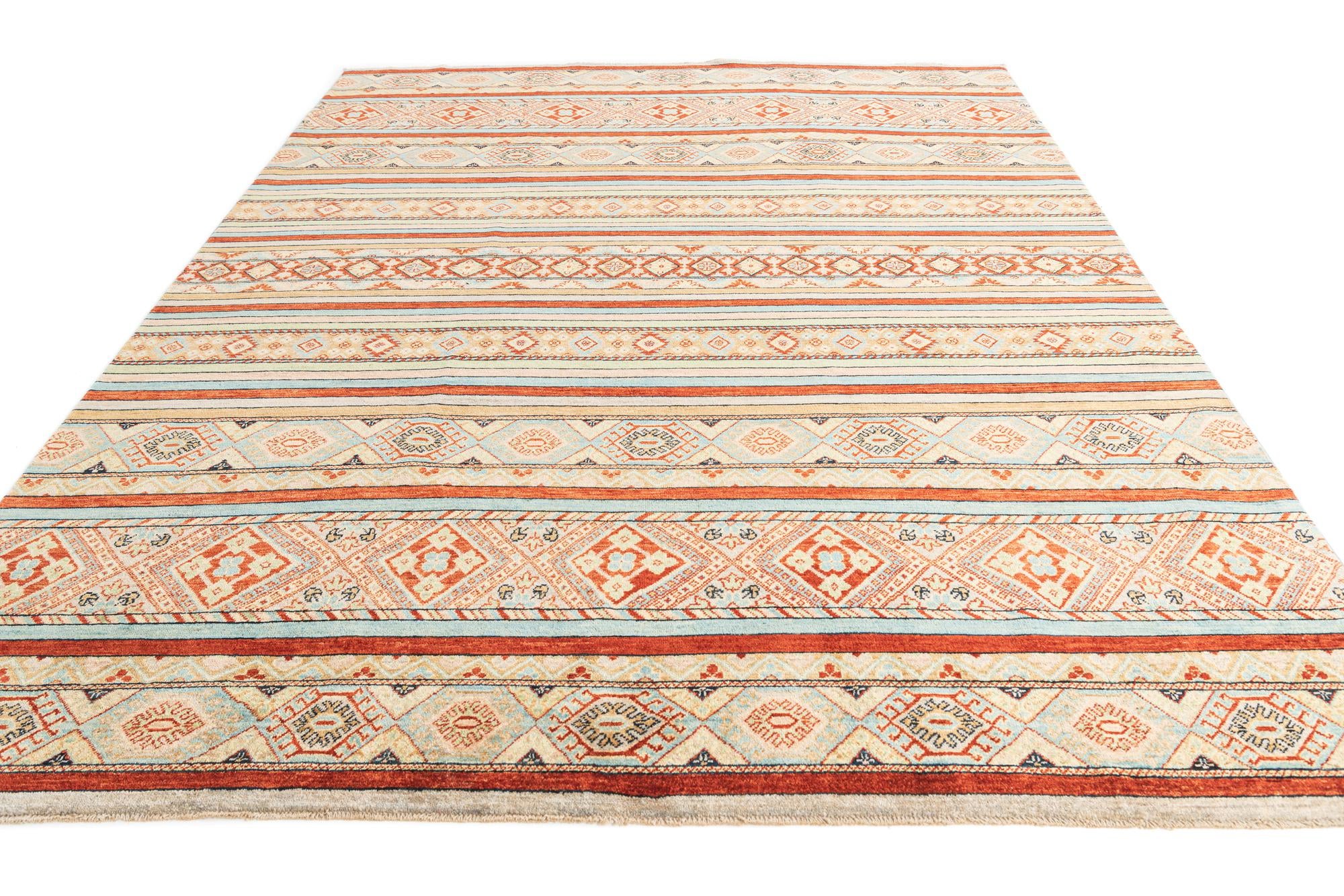 8' 2 x 10' 9 Hand Knotted Ariana Ziegler Rug