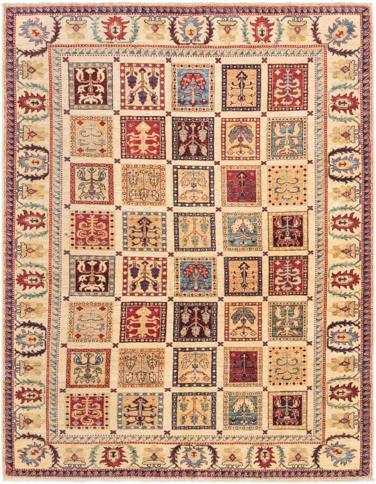 Detail image of 5' 9 x 7' 6 Hand Knotted Ariana Ziegler Rug