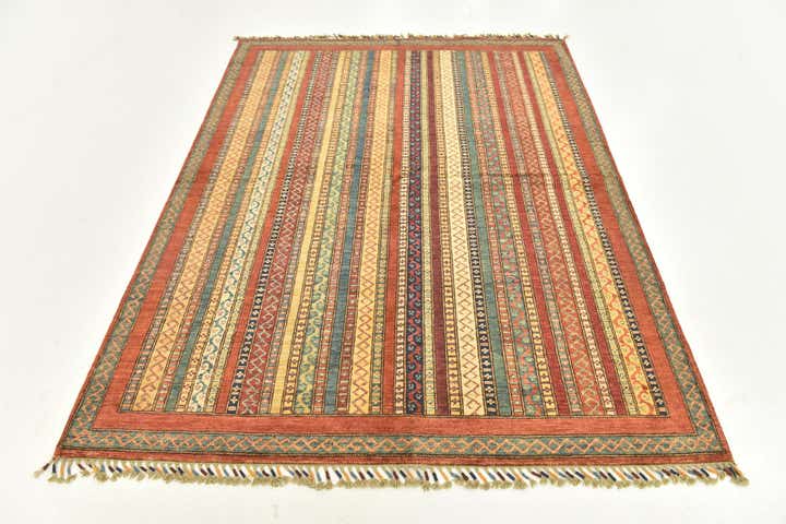 5' x 6' 6 Hand Knotted Ariana Ziegler Rug