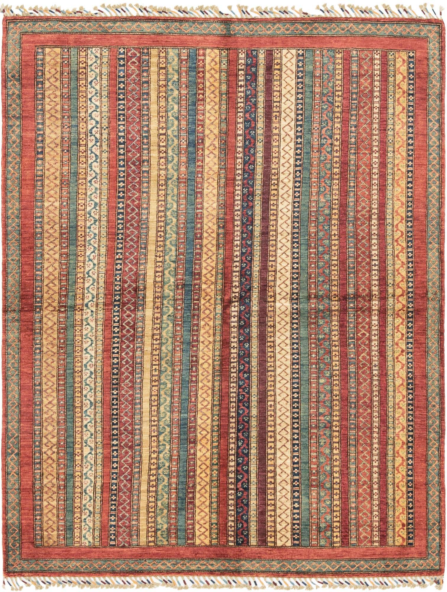 5' x 6' 6 Hand Knotted Ariana Ziegler Rug