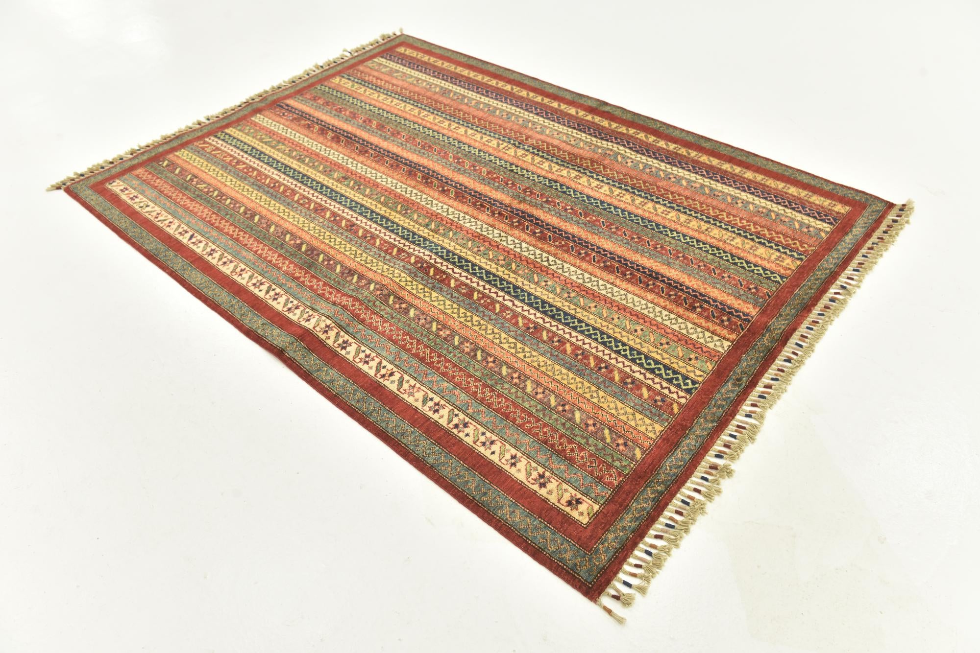 5' x 6' 6 Hand Knotted Ariana Ziegler Rug