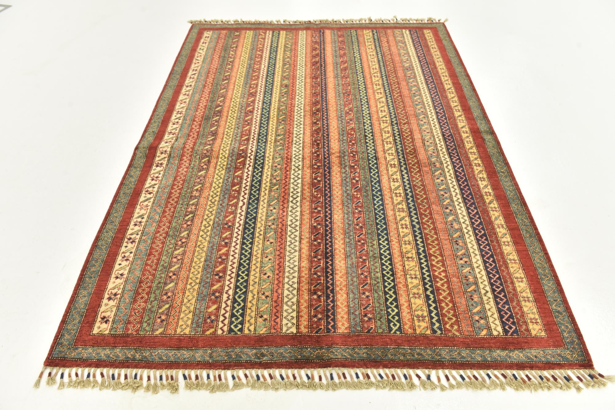 5' x 6' 6 Hand Knotted Ariana Ziegler Rug