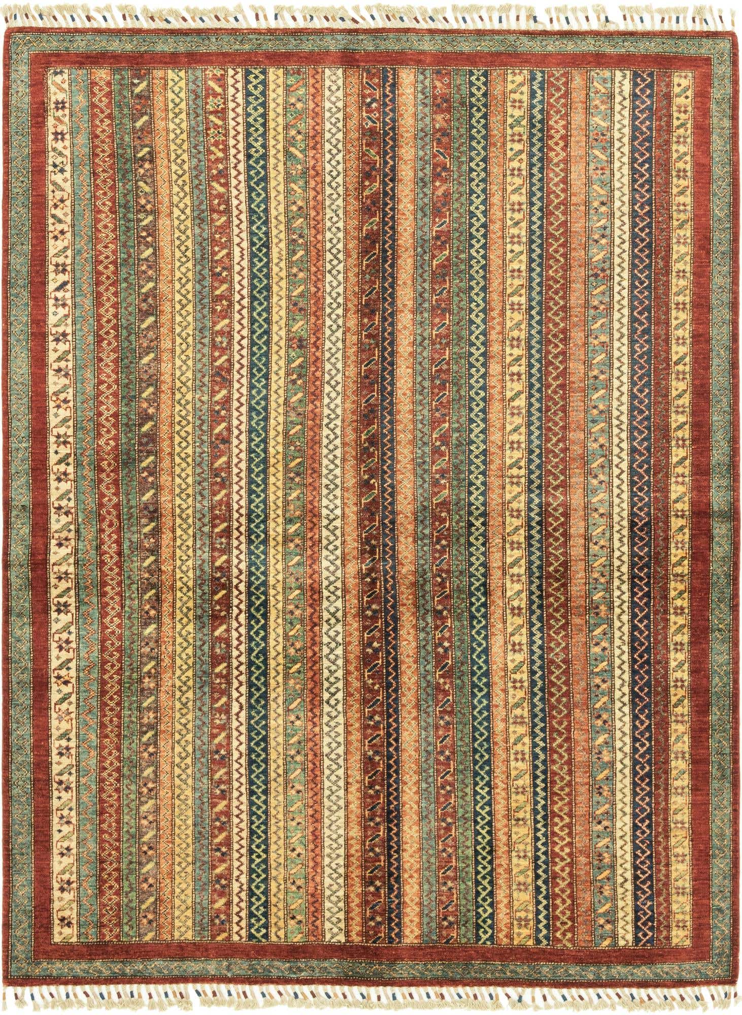 5' x 6' 6 Hand Knotted Ariana Ziegler Rug