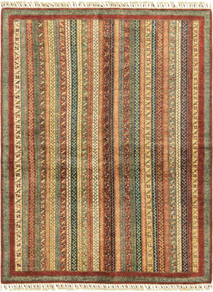5' x 6' 6 Hand Knotted Ariana Ziegler Rug