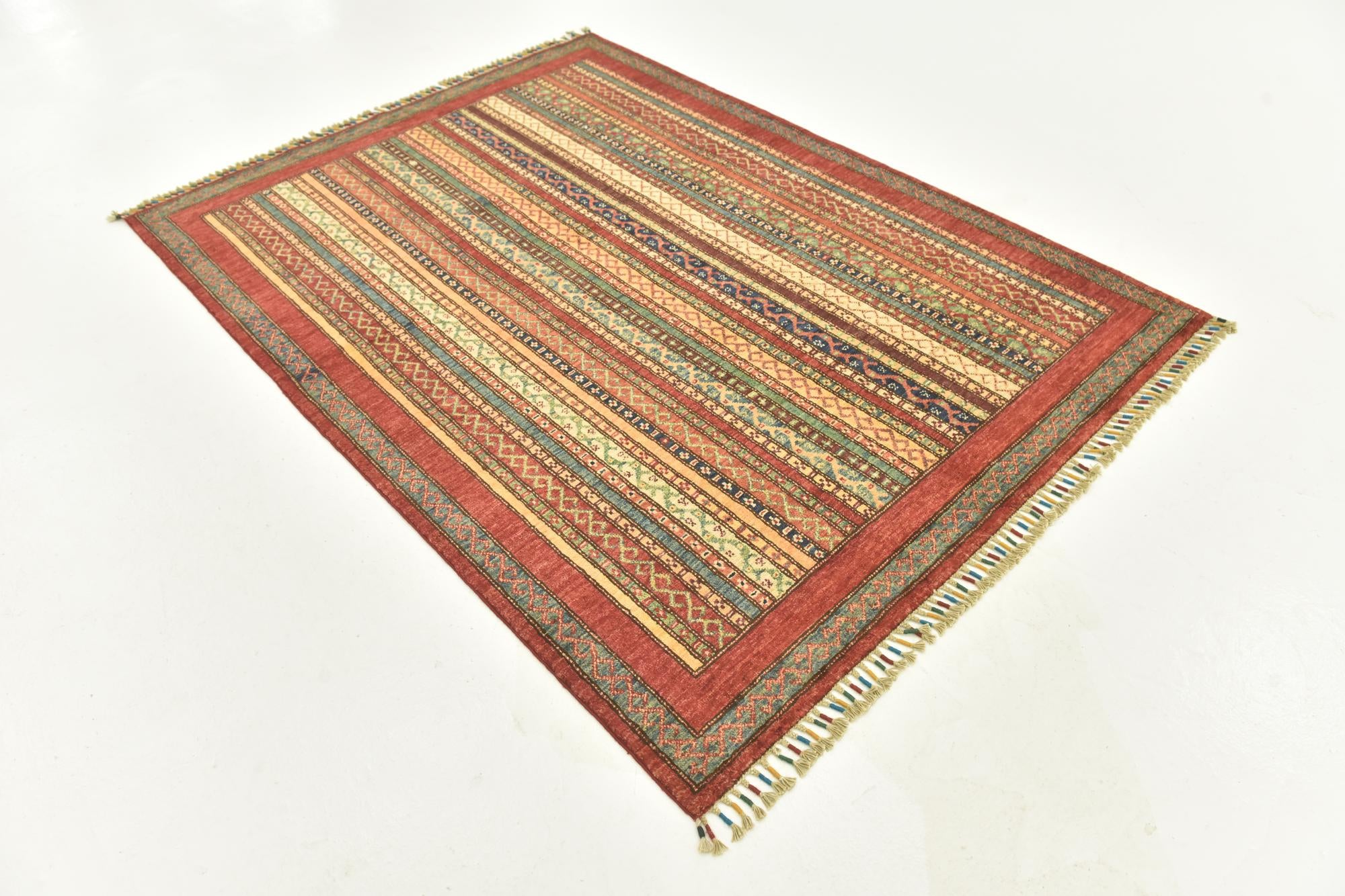 4' 10 x 6' 6 Hand Knotted Ariana Ziegler Rug