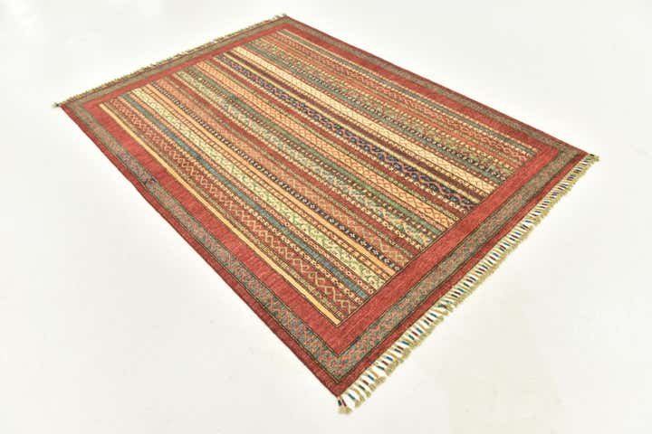4' 10 x 6' 6 Hand Knotted Ariana Ziegler Rug