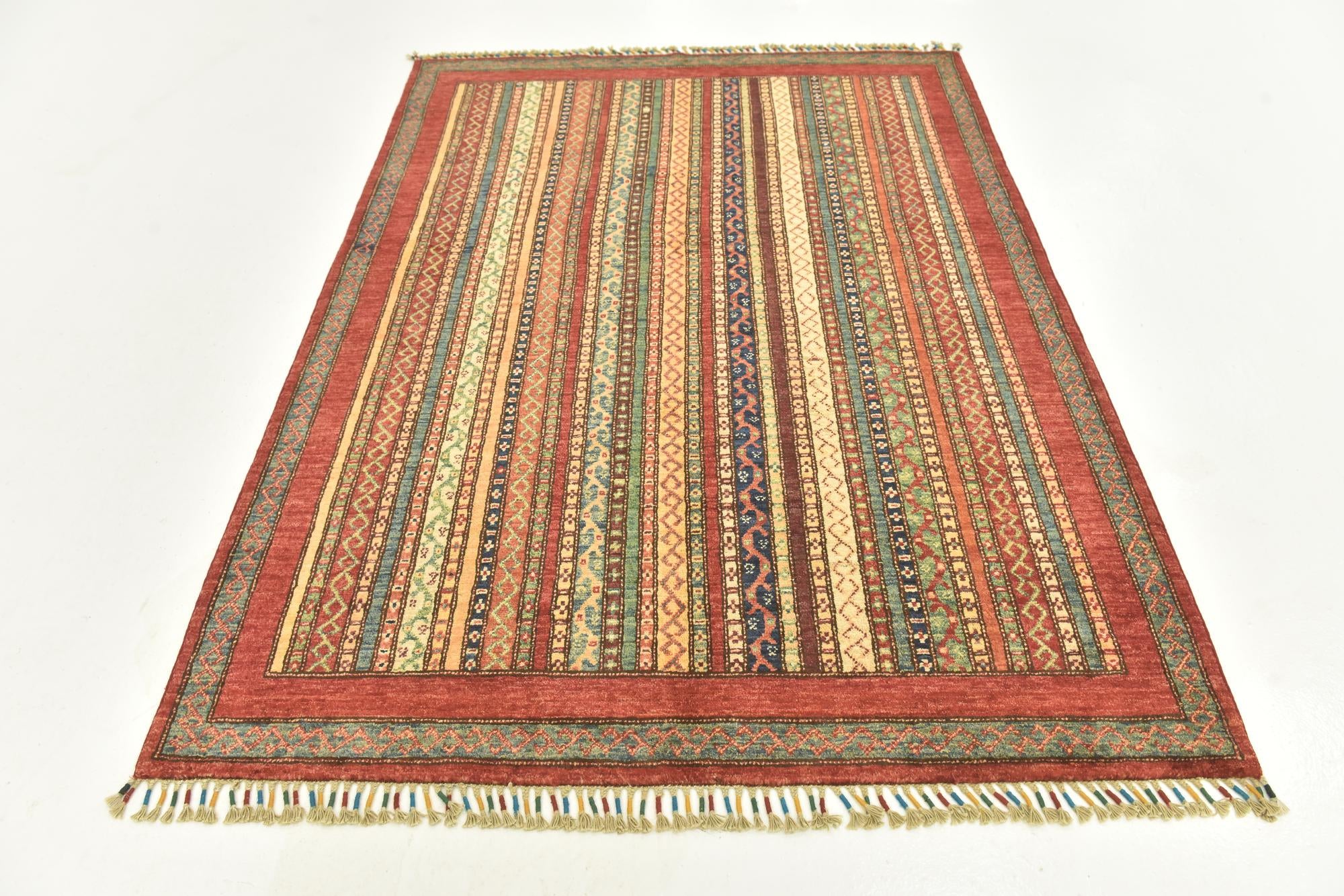 4' 10 x 6' 6 Hand Knotted Ariana Ziegler Rug