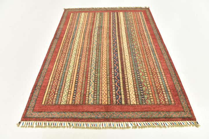 4' 10 x 6' 6 Hand Knotted Ariana Ziegler Rug
