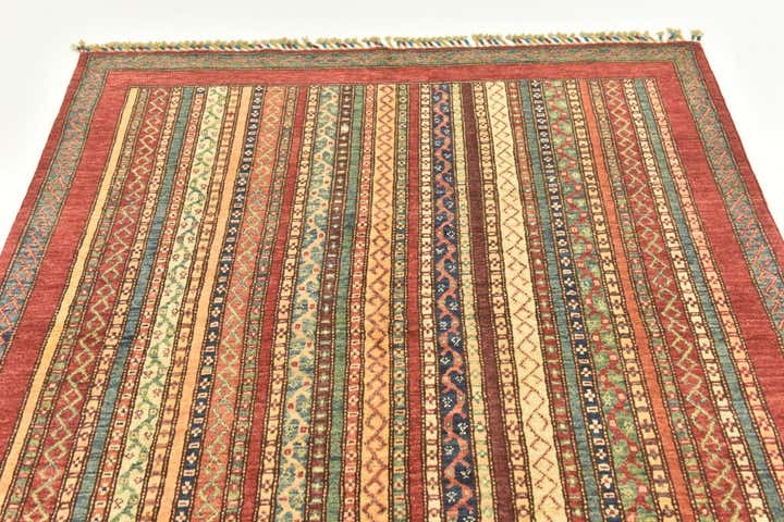 4' 10 x 6' 6 Hand Knotted Ariana Ziegler Rug