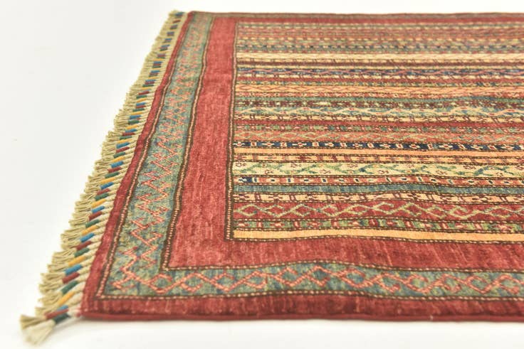 Detail image of 4' 10 x 6' 6 Hand Knotted Ariana Ziegler Rug