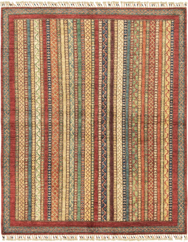 Detail image of 4' 10 x 6' 6 Hand Knotted Ariana Ziegler Rug