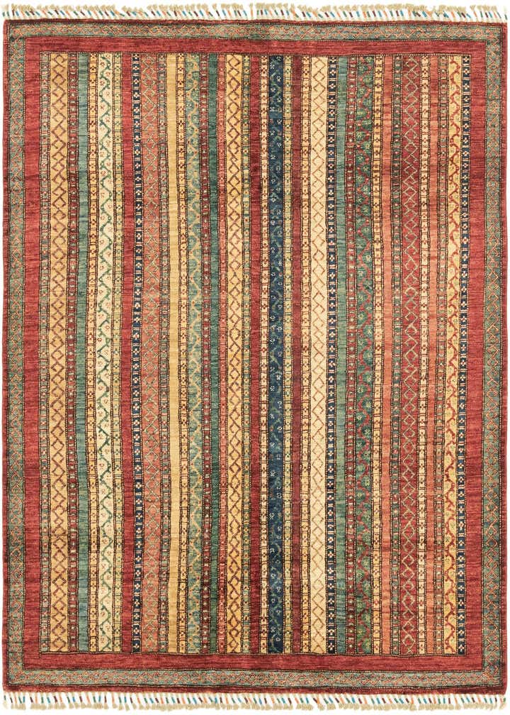 5' x 6' 7 Hand Knotted Ariana Ziegler Rug