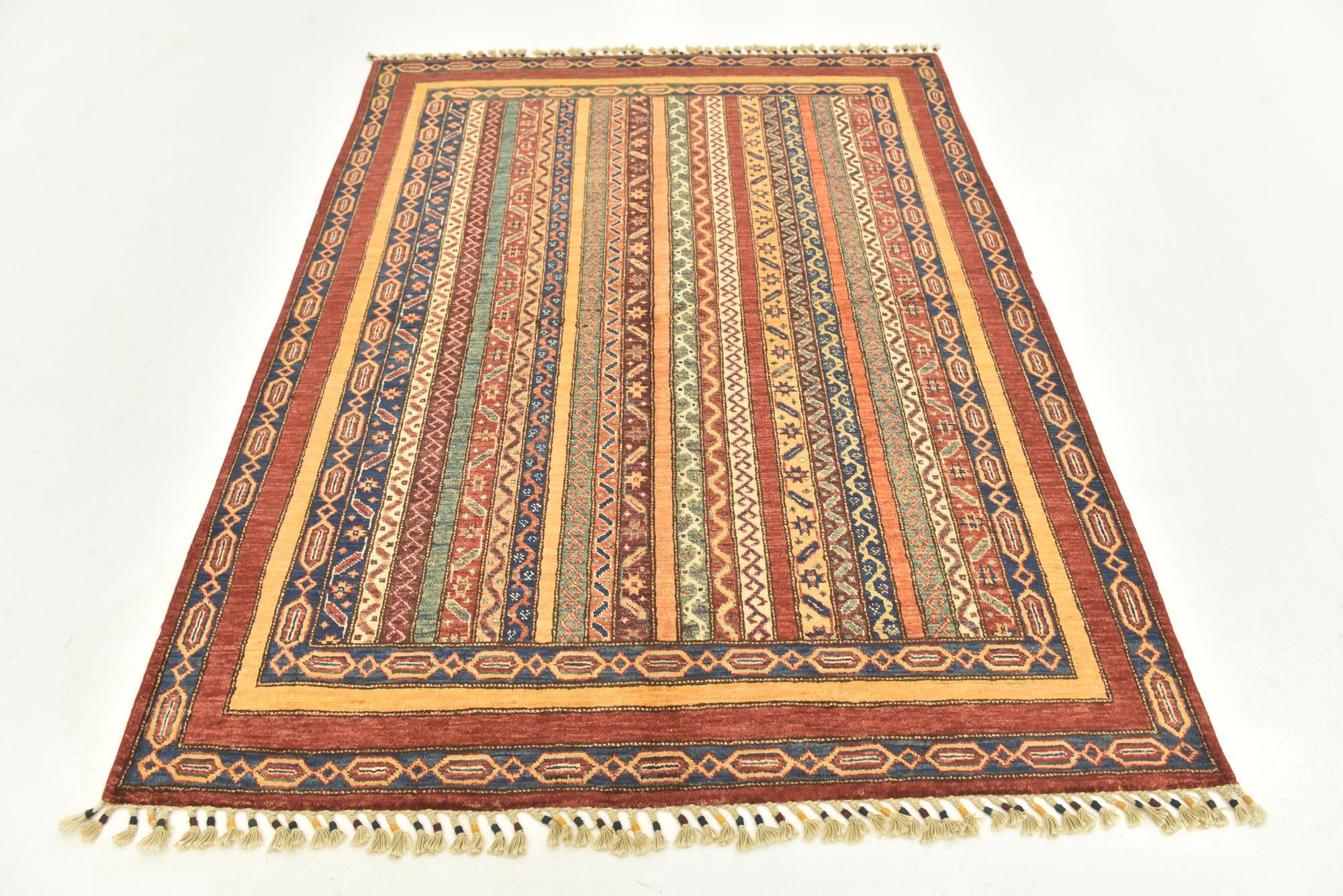 4' 9 x 6' 4 Hand Knotted Ariana Ziegler Rug