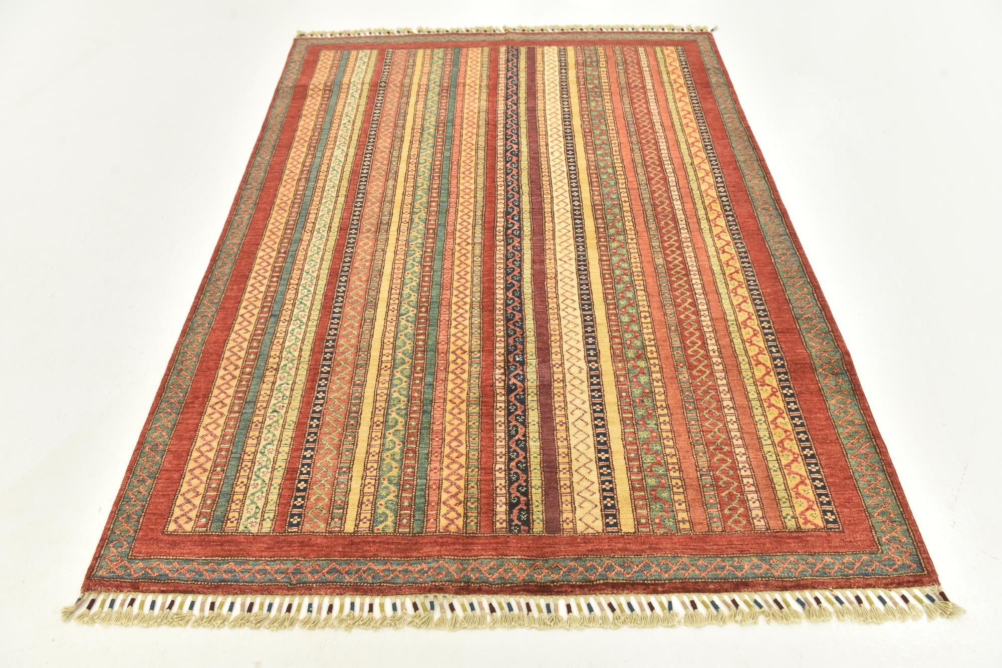 4' 10 x 6' 6 Hand Knotted Ariana Ziegler Rug