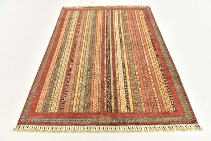 4' 10 x 6' 6 Hand Knotted Ariana Ziegler Rug