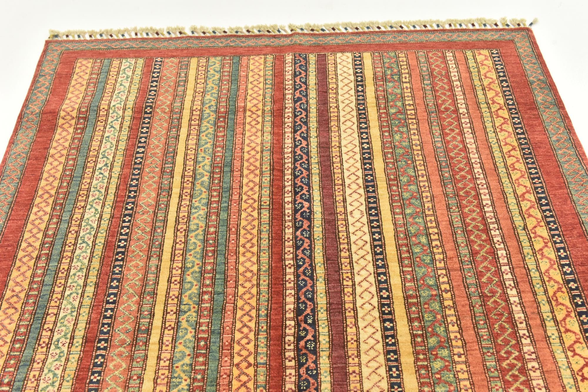 4' 10 x 6' 6 Hand Knotted Ariana Ziegler Rug