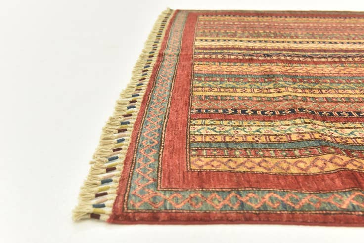 Detail image of 4' 10 x 6' 6 Hand Knotted Ariana Ziegler Rug