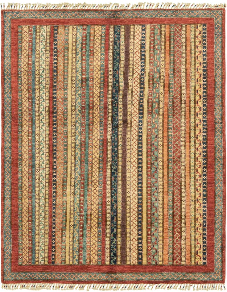 Detail image of 5' x 6' 5 Hand Knotted Ariana Ziegler Rug