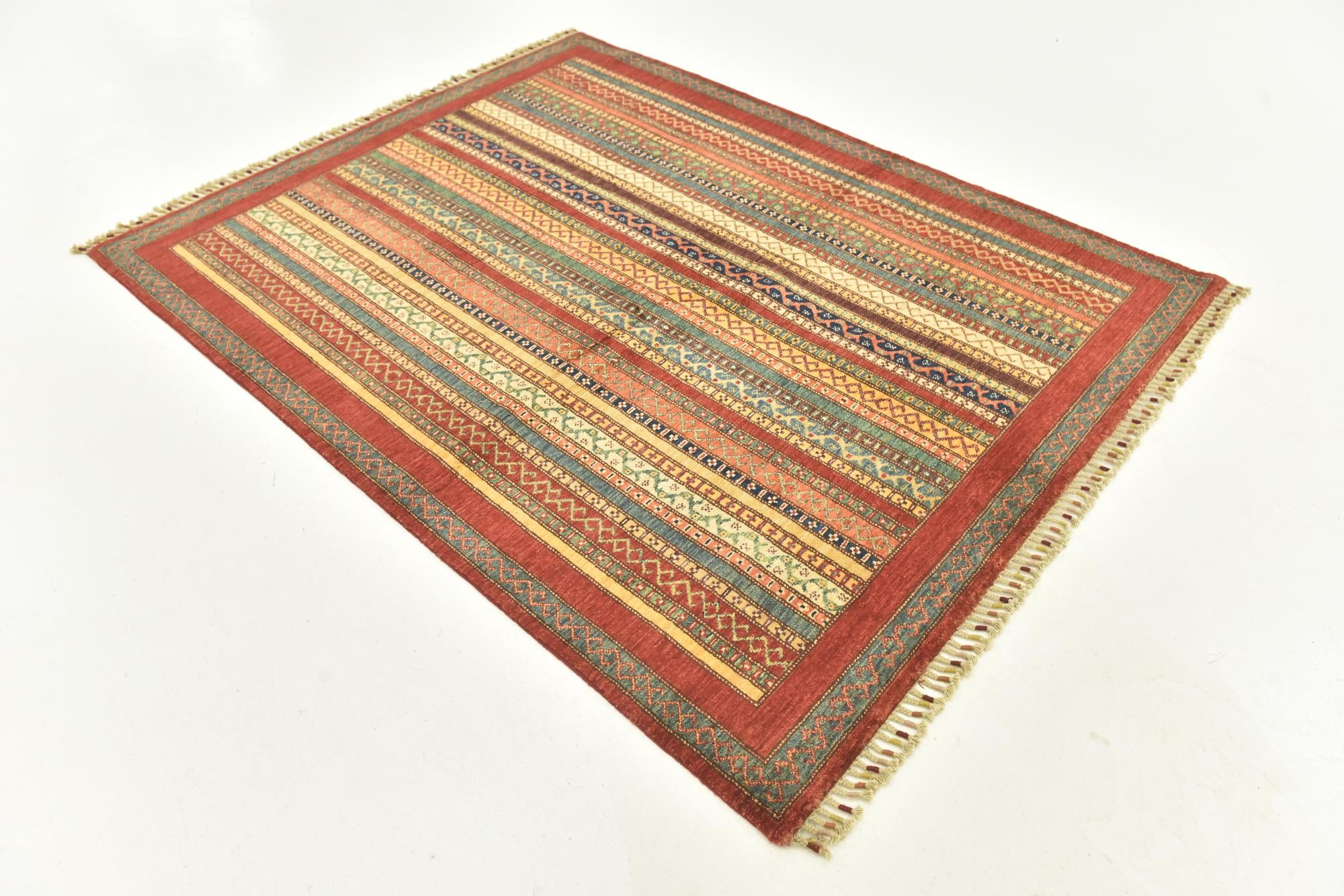5' 1 x 6' 5 Hand Knotted Ariana Ziegler Rug