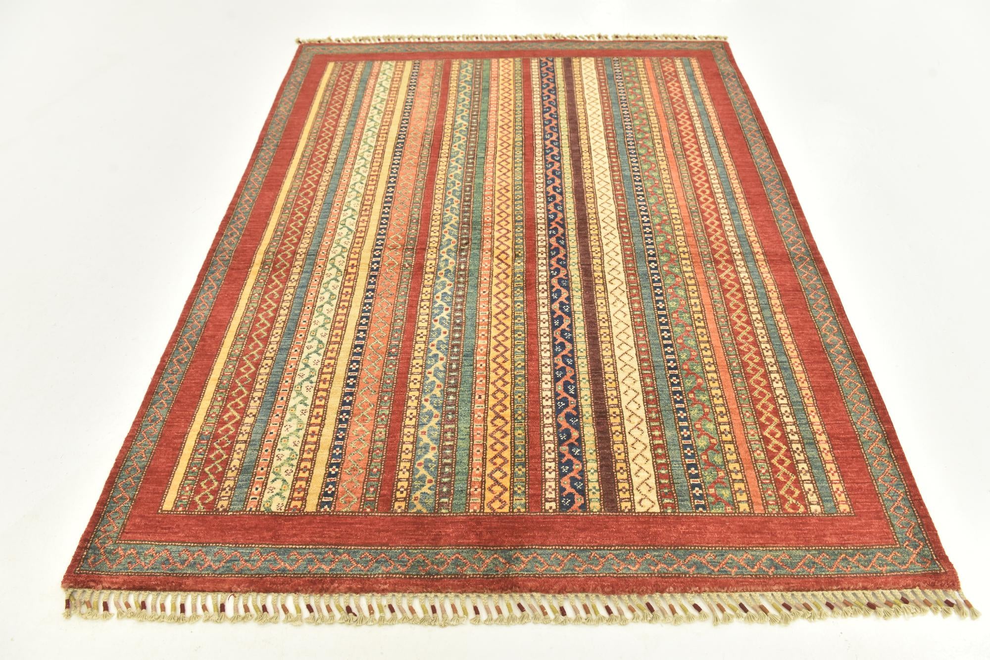 5' 1 x 6' 5 Hand Knotted Ariana Ziegler Rug