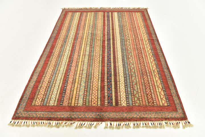 4' 10 x 6' 5 Hand Knotted Ariana Ziegler Rug