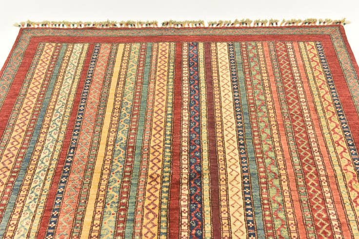 Detail image of 4' 10 x 6' 5 Hand Knotted Ariana Ziegler Rug