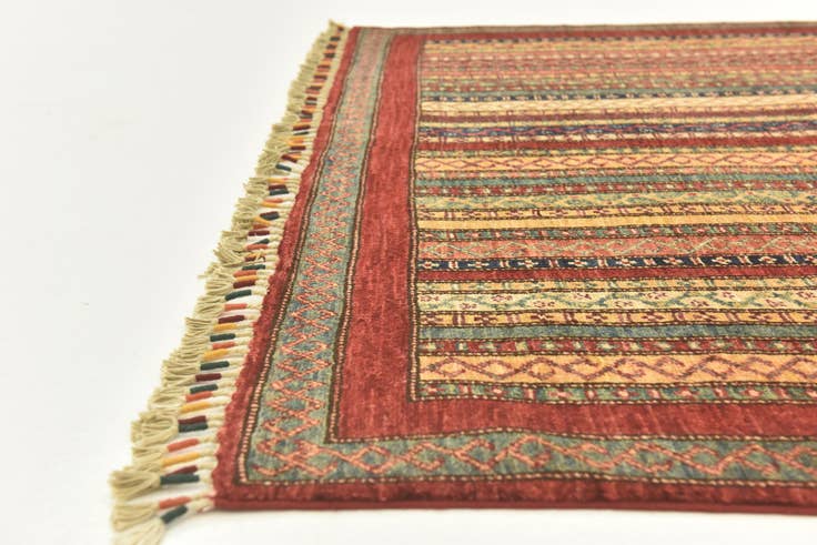 Detail image of 4' 10 x 6' 5 Hand Knotted Ariana Ziegler Rug